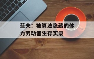 蓝夫：被算法隐藏的体力劳动者生存实录