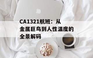 CA1321航班：从金属巨鸟到人性温度的全景解码