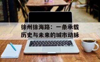 徐州徐海路：一条承载历史与未来的城市动脉