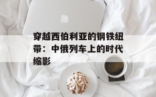 穿越西伯利亚的钢铁纽带：中俄列车上的时代缩影