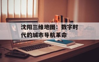 沈阳三维地图：数字时代的城市导航革命