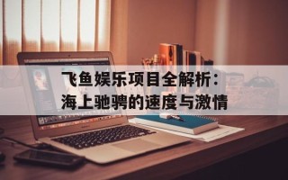 飞鱼娱乐项目全解析：海上驰骋的速度与激情