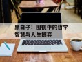黑白子：围棋中的哲学智慧与人生博弈
