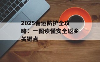 2025春运防护全攻略：一图读懂安全返乡关键点